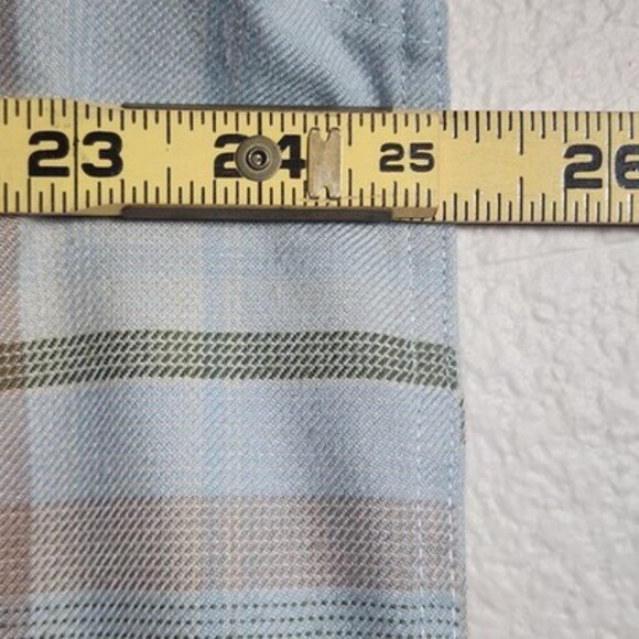 Dixxon Flannel Shirt Mens XL Blue Plaid The Malibu Snap Front Western - Picture 10 of 10